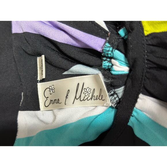 Colorful Size Small Emma & Michele Sleeveless Summer Maxi Dress - Picture 4 of 7